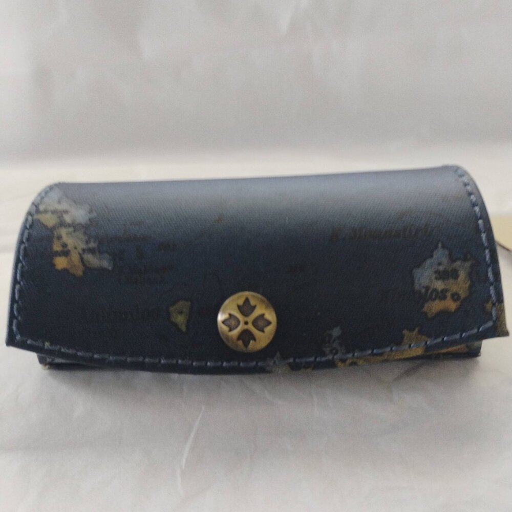 Patricia Nash 'Louisa' Travel Jewelry Case -Coated Linen Canvas-'Greek Map'- NWT